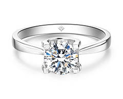 鉆石定制簡(jiǎn)單愛(ài)鉆托